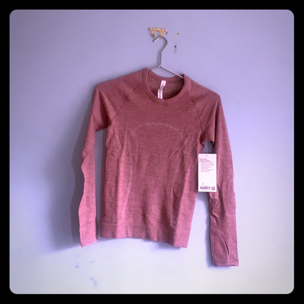 lululemon // Swiftly Wool Pullover in Moss Rose
